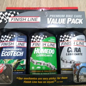 PACK FINISH LINE ECOTECH (DESENGRASANTE), CROSS COUNTRY (LUBRCANTE HUMEDO) Y KRYTECH (LUBRICANTE CERA)